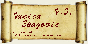 Vučica Špagović vizit kartica